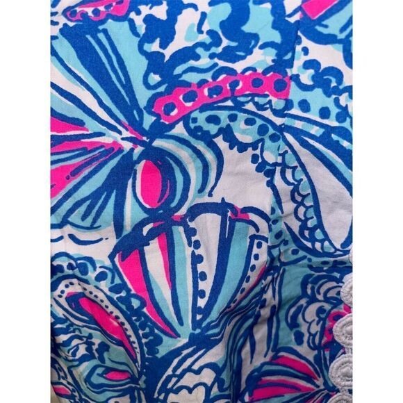 Lilly Pulitzer for Target Women's Shift Dress Size 10 Fan Print Sleevele… - Picture 5 of 10